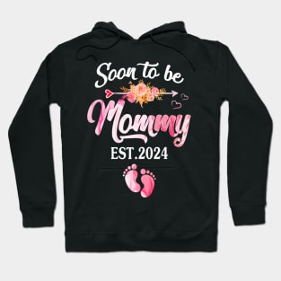 Soon to be Mommy 2024 Mother's Day First Time Mom Pregnancy Hoodie